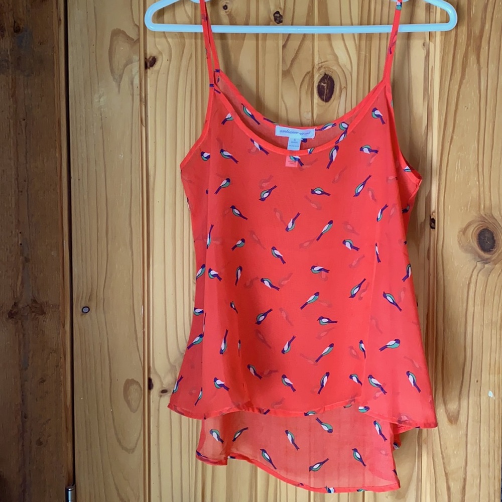 Ambiance apparel coral top